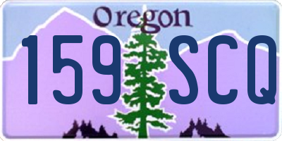 OR license plate 159SCQ