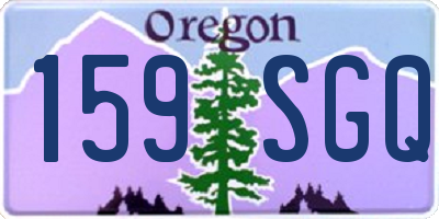 OR license plate 159SGQ