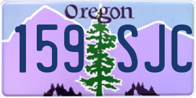 OR license plate 159SJC