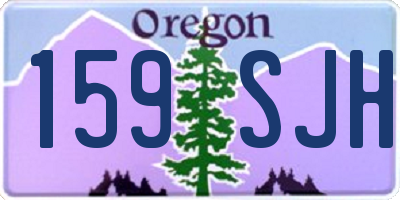 OR license plate 159SJH