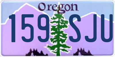 OR license plate 159SJU