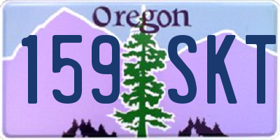 OR license plate 159SKT