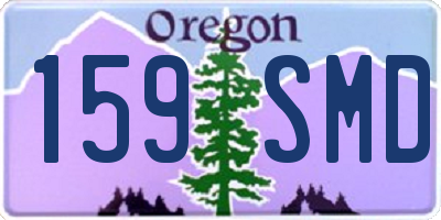 OR license plate 159SMD