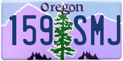OR license plate 159SMJ