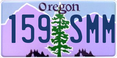 OR license plate 159SMM
