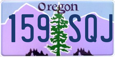 OR license plate 159SQJ