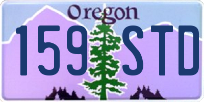 OR license plate 159STD