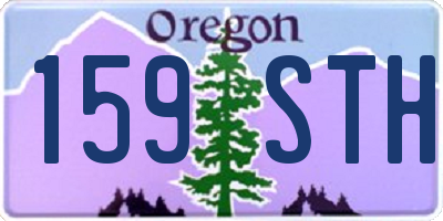 OR license plate 159STH