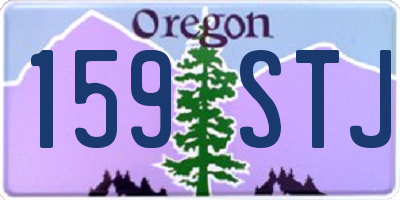 OR license plate 159STJ