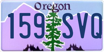 OR license plate 159SVQ