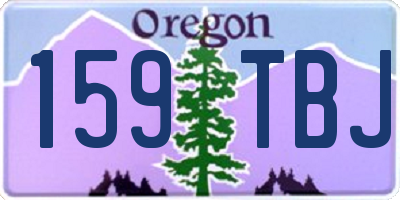 OR license plate 159TBJ