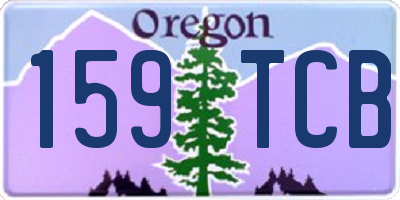 OR license plate 159TCB