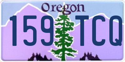 OR license plate 159TCQ