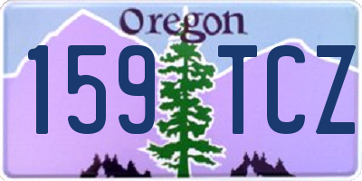 OR license plate 159TCZ
