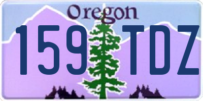 OR license plate 159TDZ