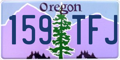 OR license plate 159TFJ