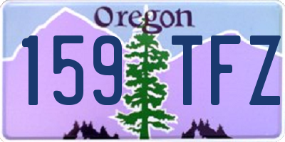 OR license plate 159TFZ