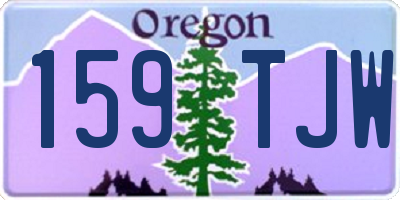 OR license plate 159TJW