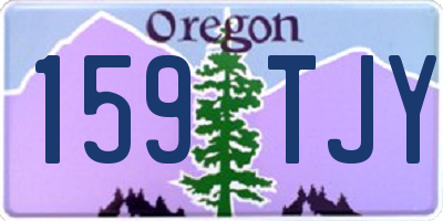 OR license plate 159TJY