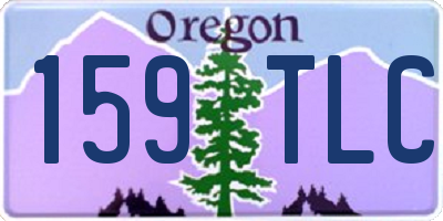 OR license plate 159TLC