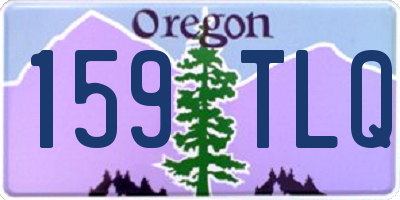 OR license plate 159TLQ