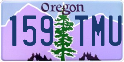 OR license plate 159TMU