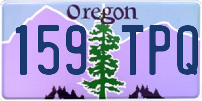 OR license plate 159TPQ
