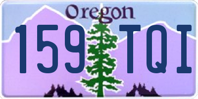 OR license plate 159TQI