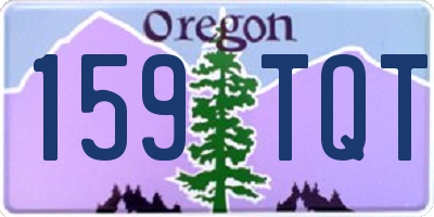 OR license plate 159TQT