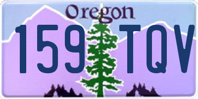 OR license plate 159TQV