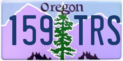 OR license plate 159TRS