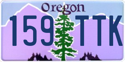 OR license plate 159TTK
