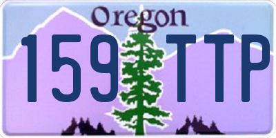 OR license plate 159TTP