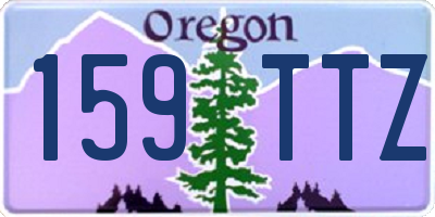 OR license plate 159TTZ