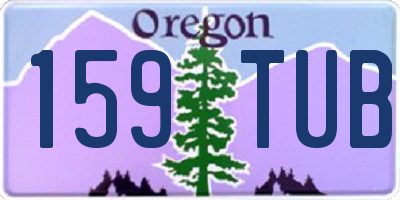 OR license plate 159TUB