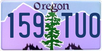 OR license plate 159TUO