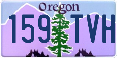 OR license plate 159TVH