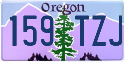 OR license plate 159TZJ