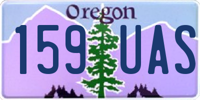 OR license plate 159UAS