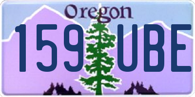 OR license plate 159UBE