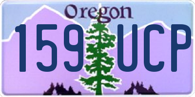 OR license plate 159UCP