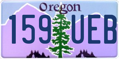OR license plate 159UEB