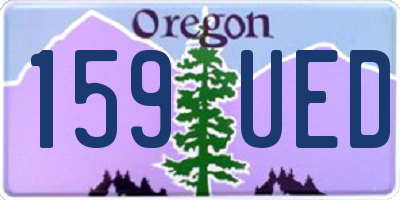 OR license plate 159UED