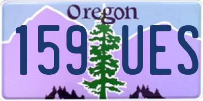 OR license plate 159UES