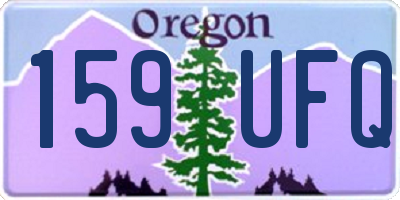 OR license plate 159UFQ