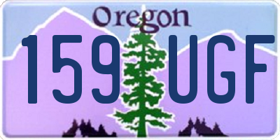 OR license plate 159UGF
