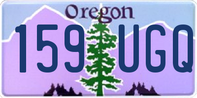 OR license plate 159UGQ