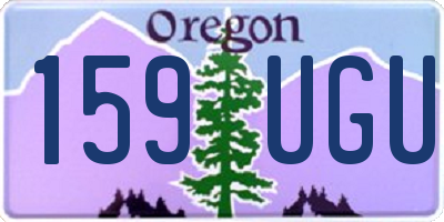 OR license plate 159UGU