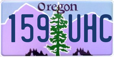 OR license plate 159UHC