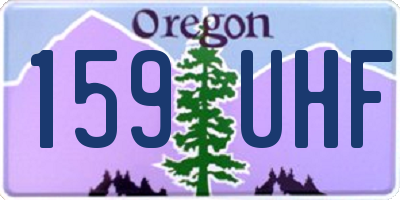 OR license plate 159UHF